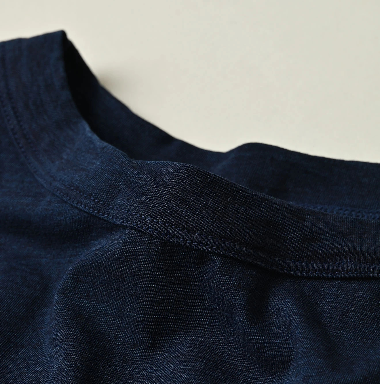 45R(フォーティファイブアール) |ONEONE 宝物のいろいろ天竺ギャザーＭキャミ（インディゴ）