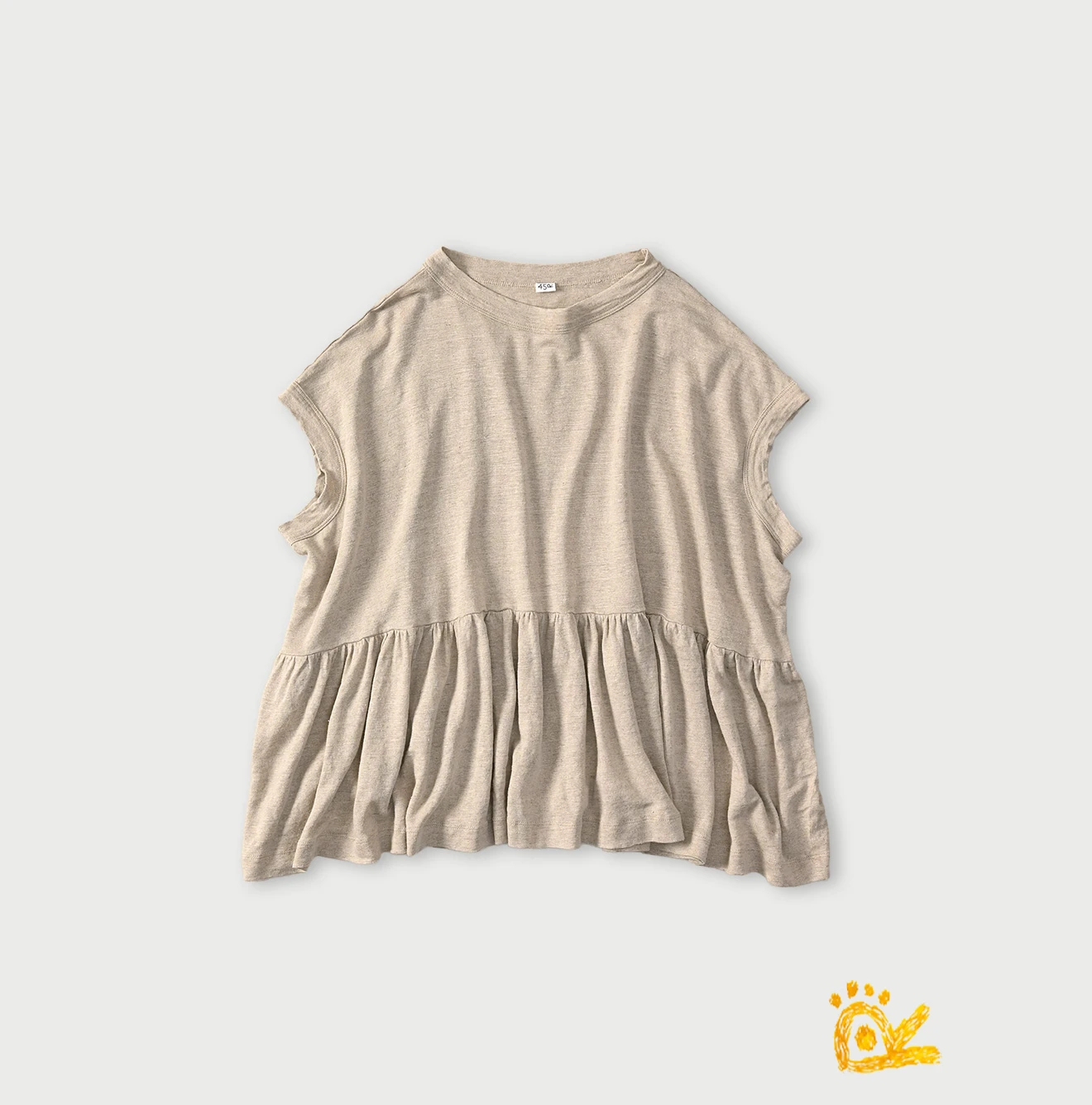 45R(フォーティファイブアール) |ONEONE 宝物の天竺ギャザーMキャミ