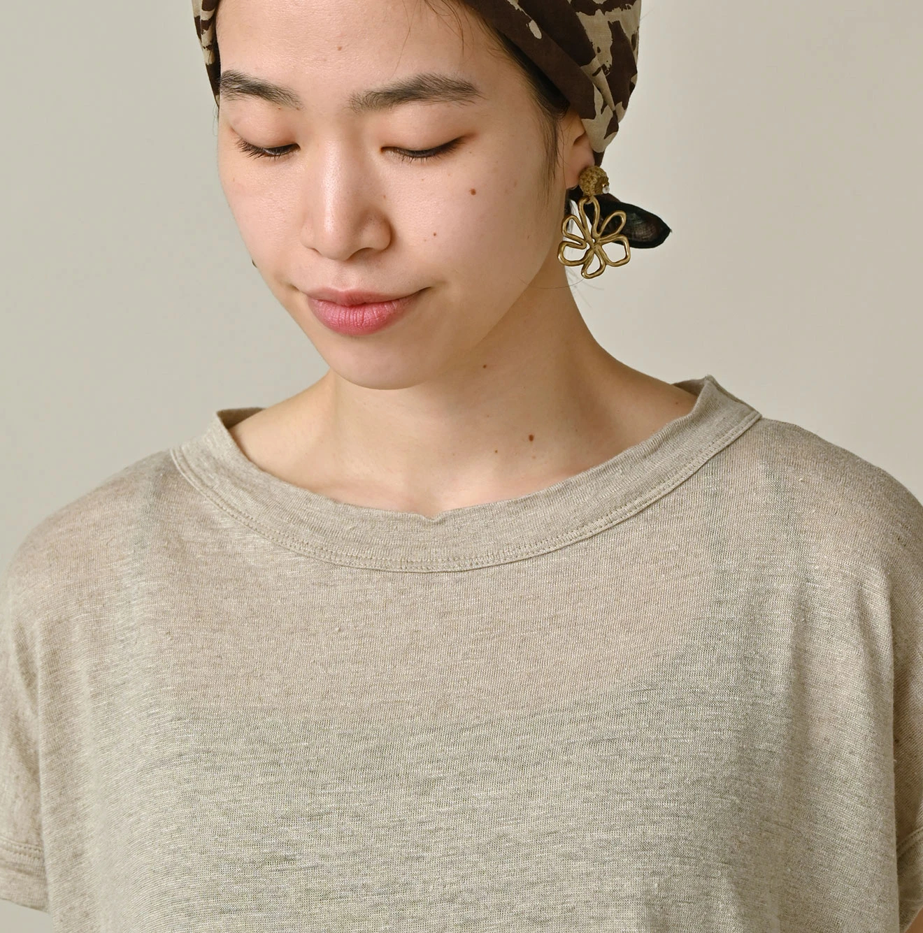 45R(フォーティファイブアール) |ONEONE 宝物の天竺ギャザーMキャミ