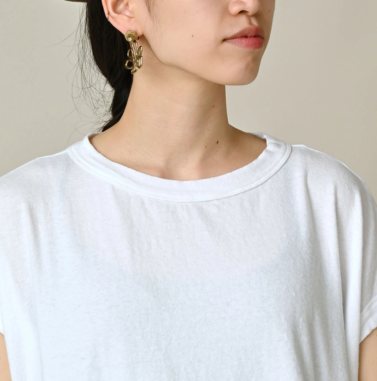 45R(フォーティファイブアール) |ONEONE 宝物の天竺ギャザーMキャミ