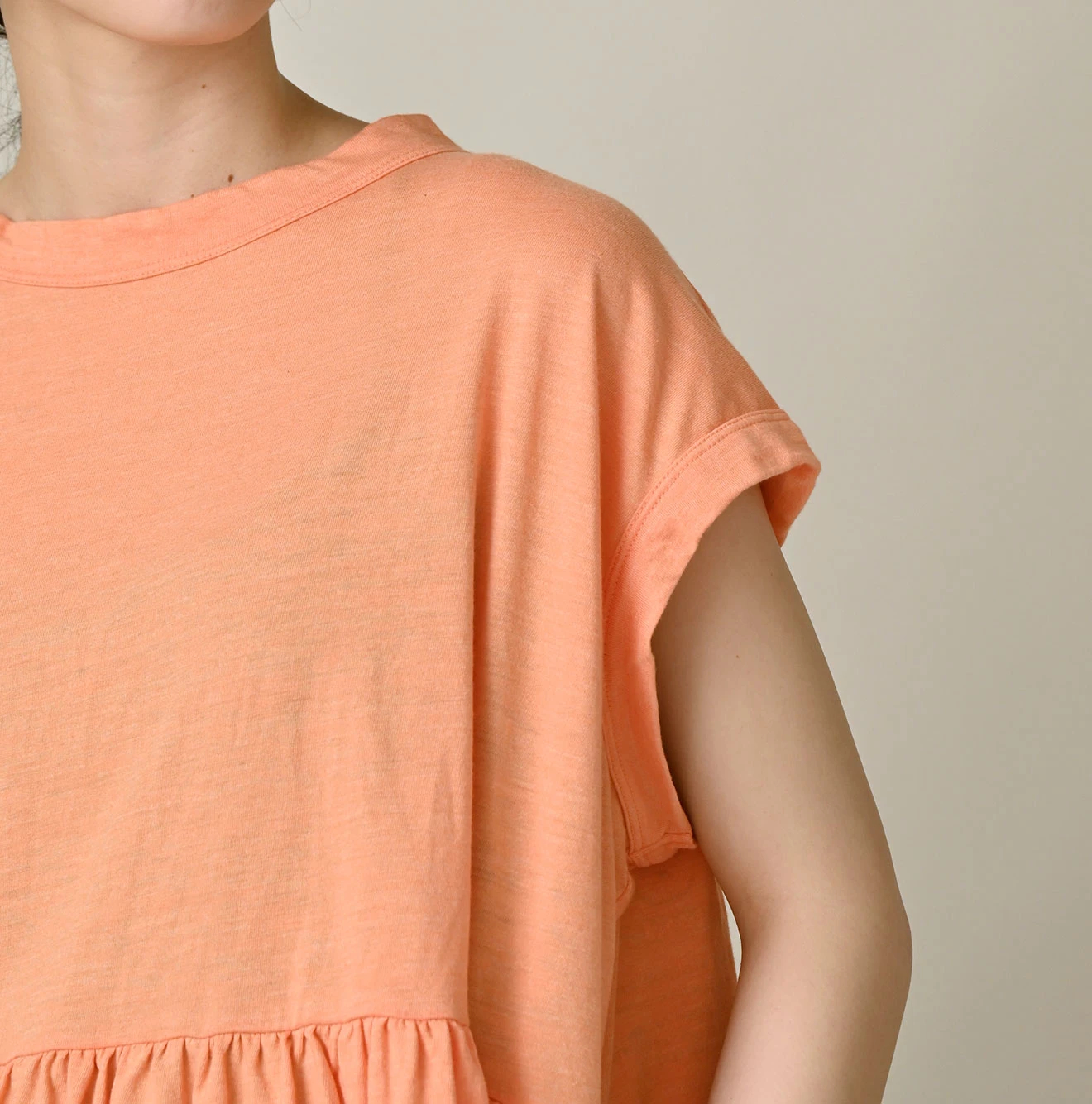 45R(フォーティファイブアール) |ONEONE 宝物の天竺ギャザーMキャミ