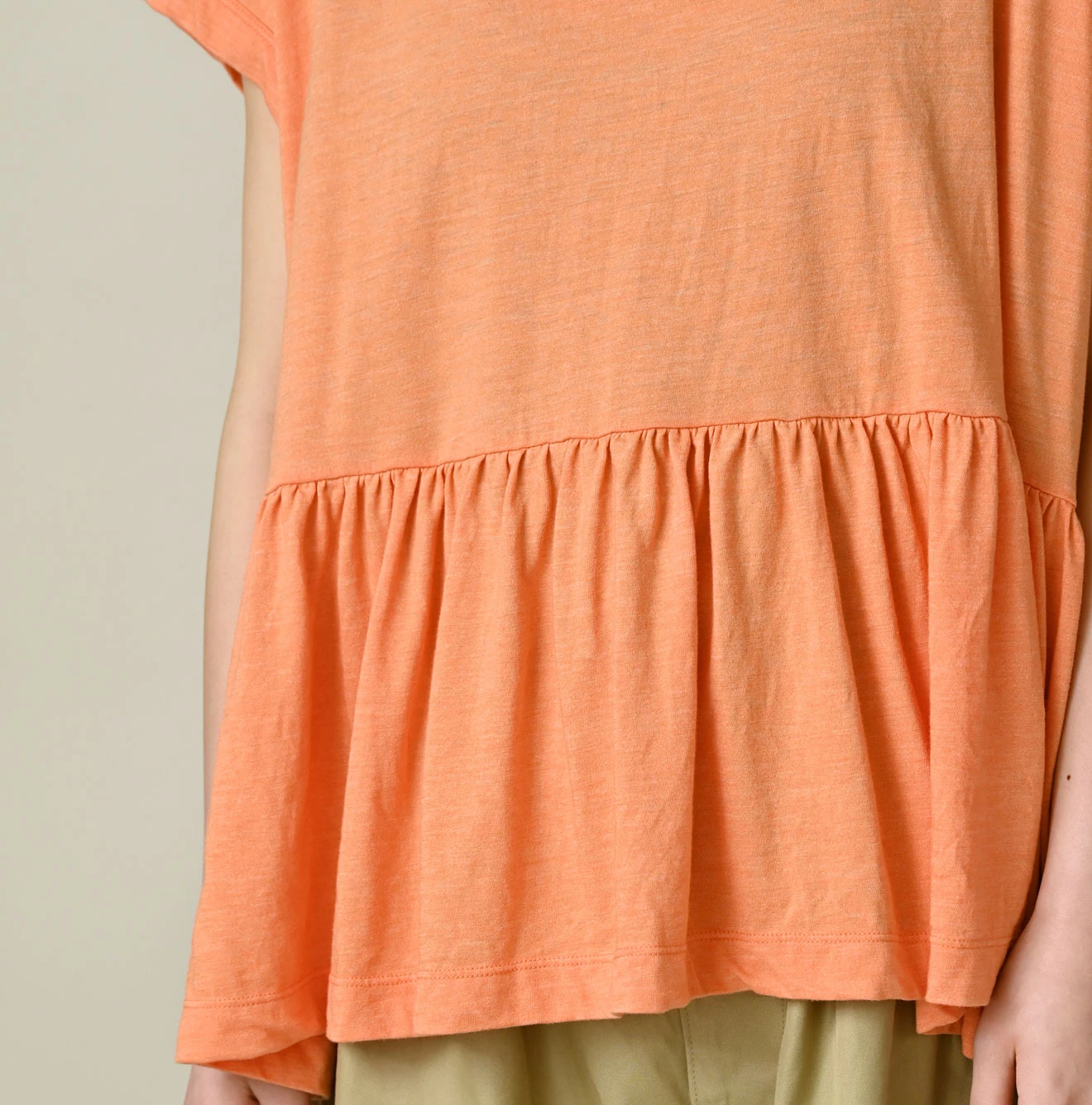 45R(フォーティファイブアール) |ONEONE 宝物の天竺ギャザーMキャミ