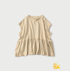 12-ベージュ めくら縞天竺