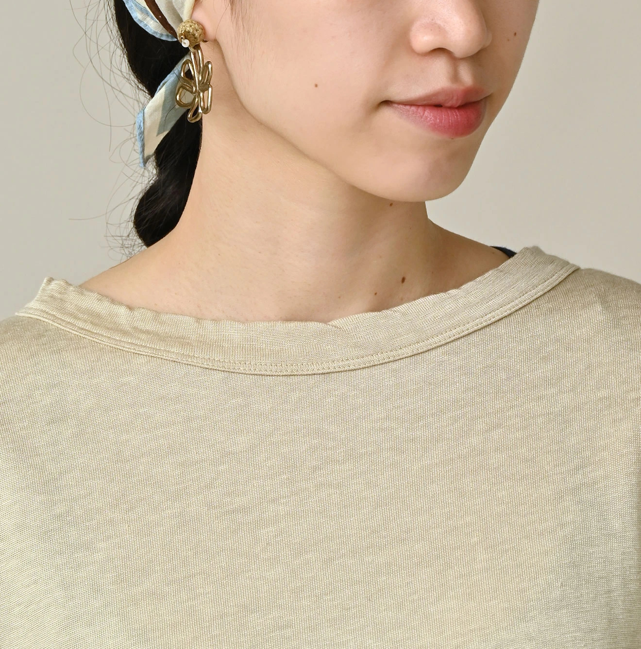 45R(フォーティファイブアール) |ONEONE 宝物の天竺ギャザーＭキャミ