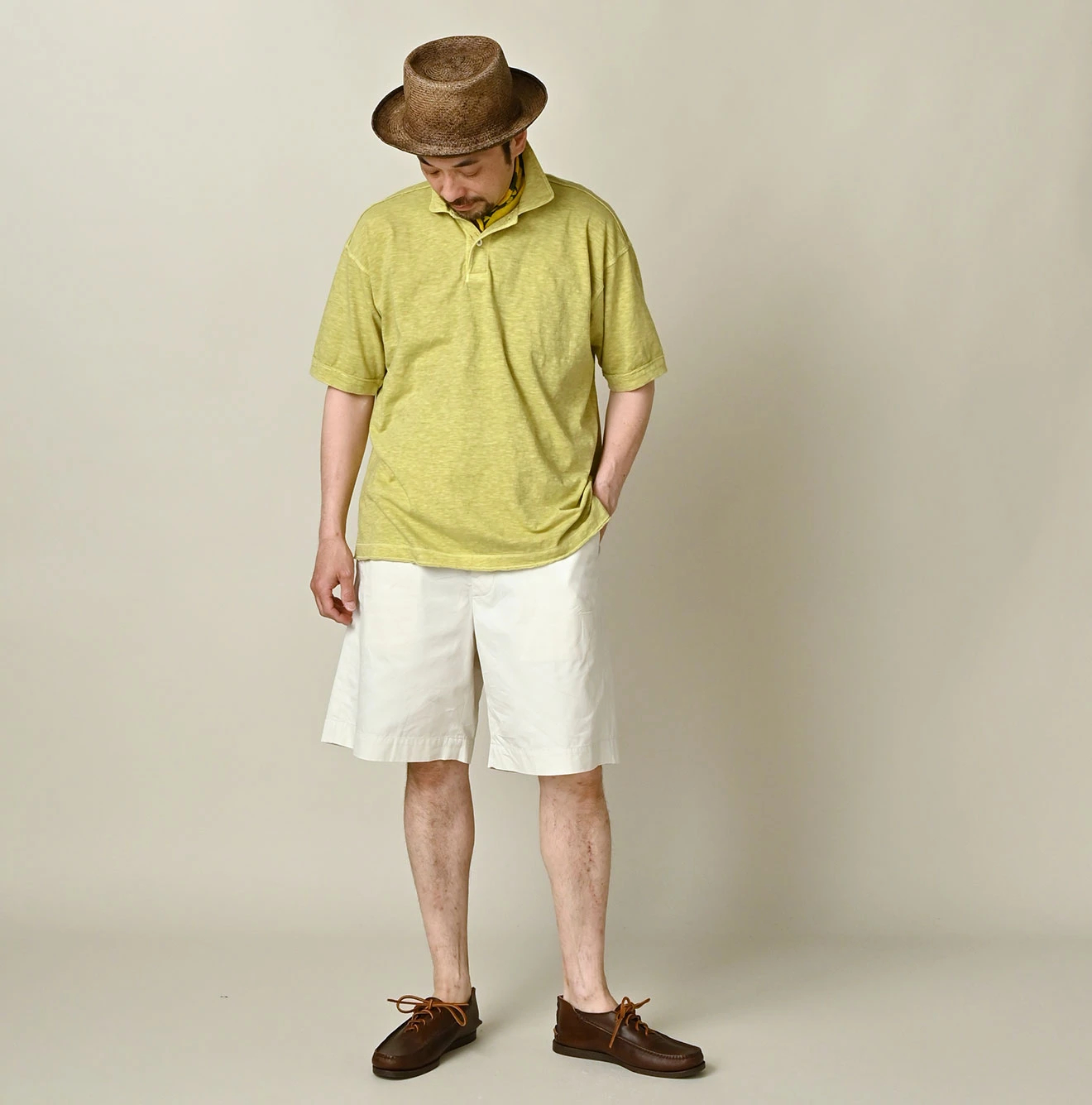 45R(フォーティファイブアール) |天竺の908ポロシャツ（45草染）