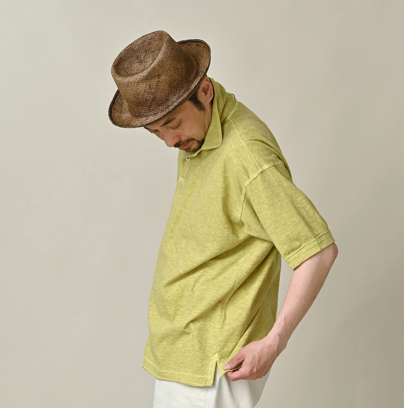 45R(フォーティファイブアール) |天竺の908ポロシャツ（45草染）