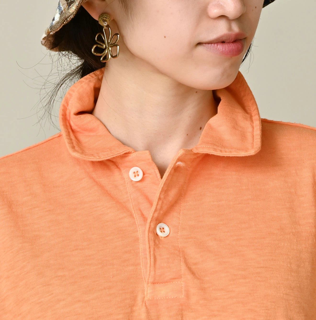 45R(フォーティファイブアール) |天竺の908ポロシャツ（45草染）