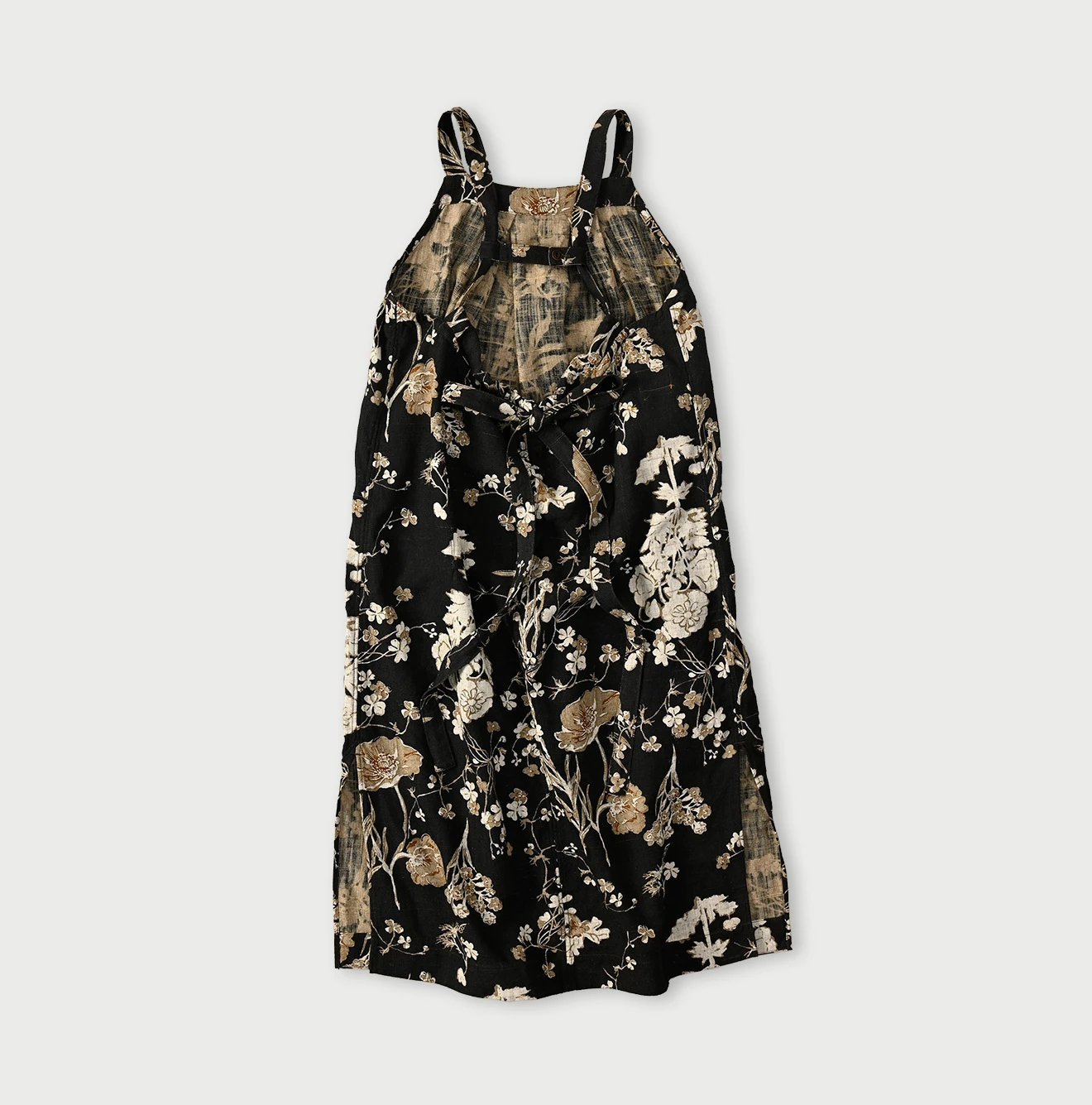 45R(フォーティファイブアール) |ギマゴザダックリンネルプリントのタックタックドレス