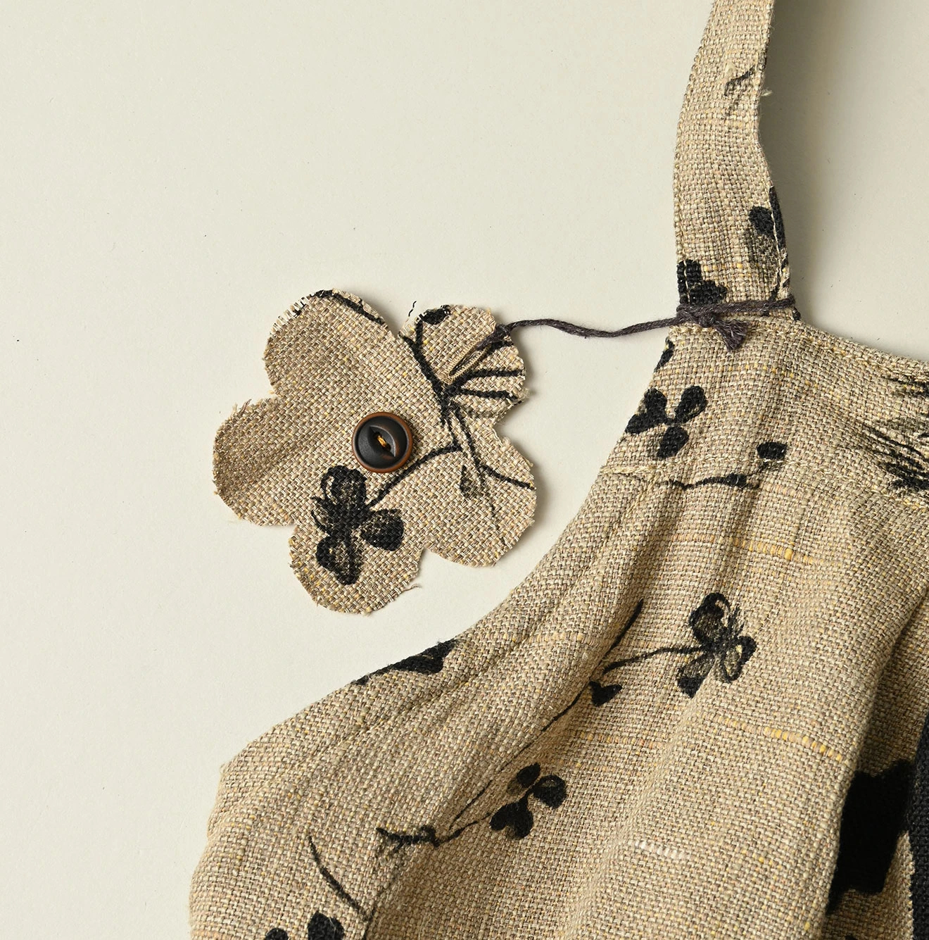 45R(フォーティファイブアール) |ギマゴザダックリンネルプリントのタックタックドレス