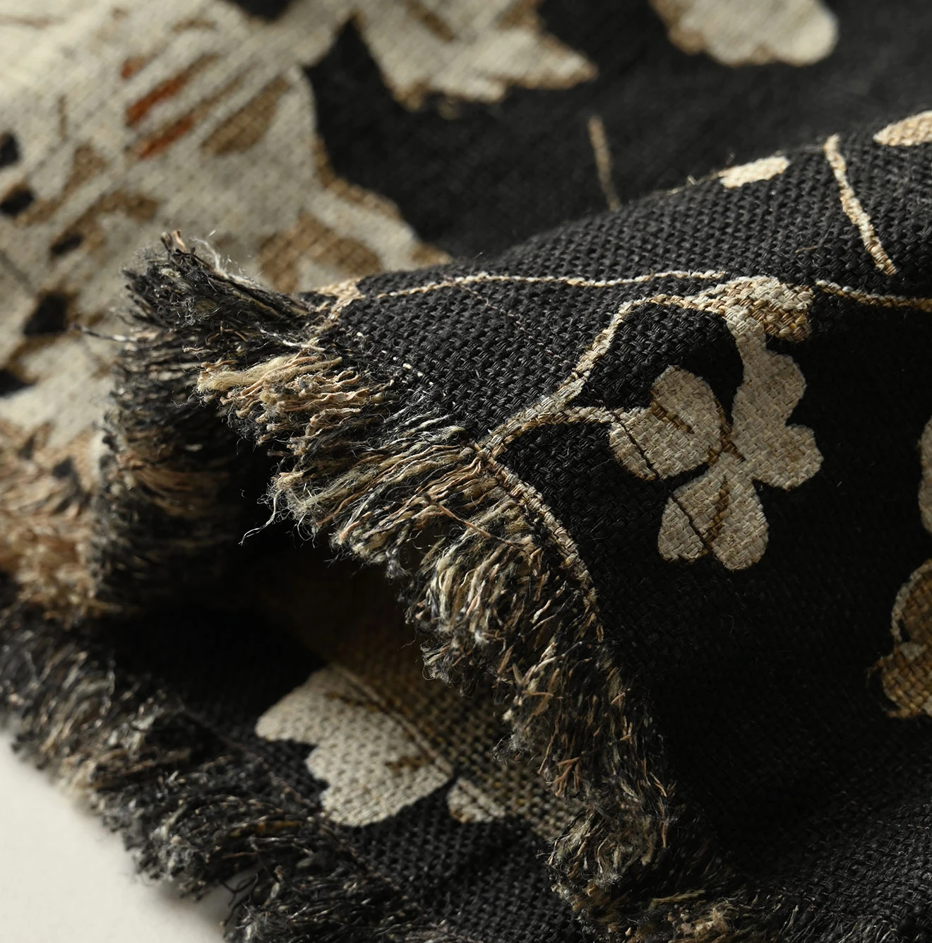 45R(フォーティファイブアール) |ギマゴザダックリンネルプリントのノースリーブトップ