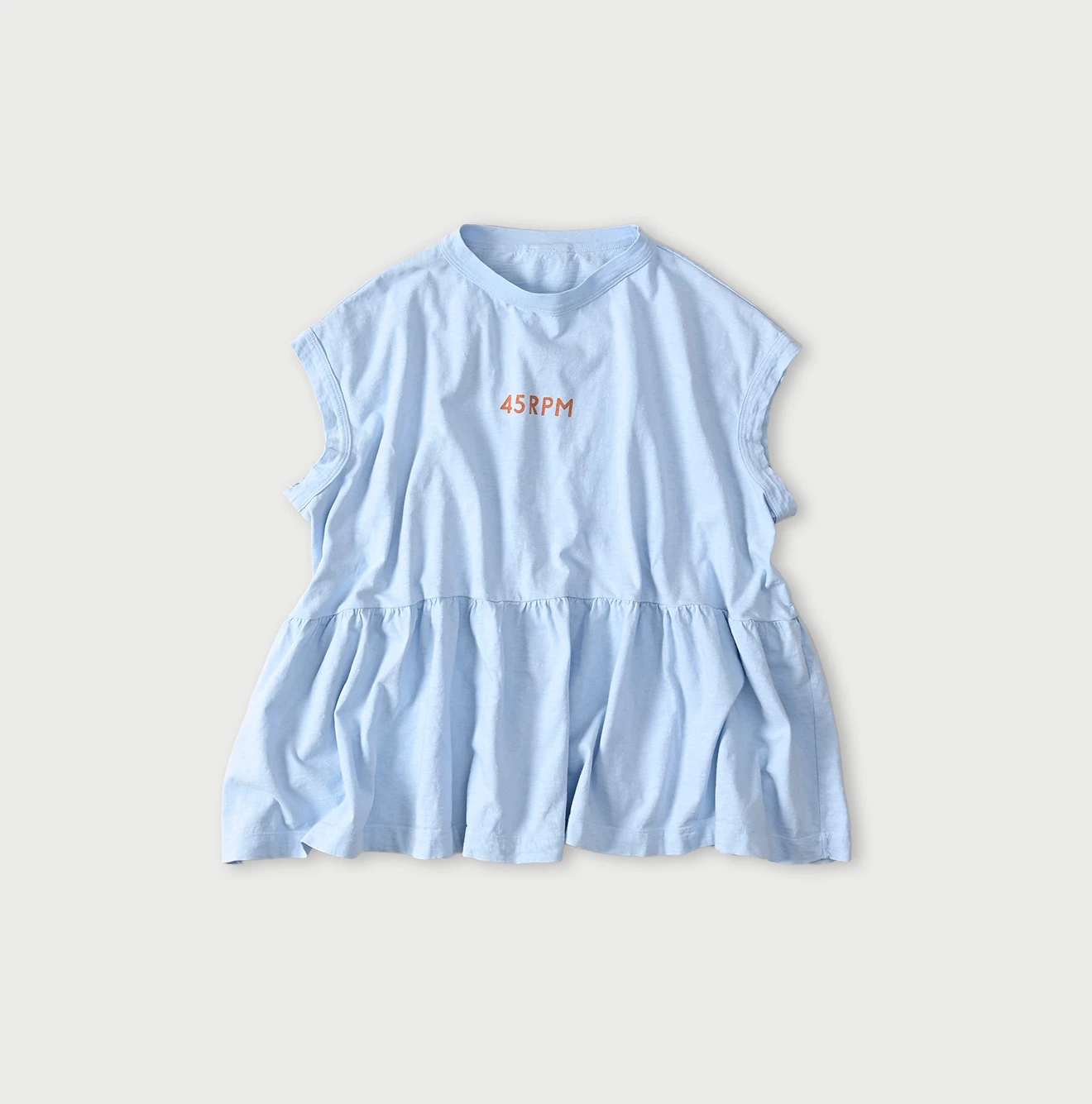 45R(フォーティファイブアール) |ピッコロゴプリントのギャザーＭキャミ