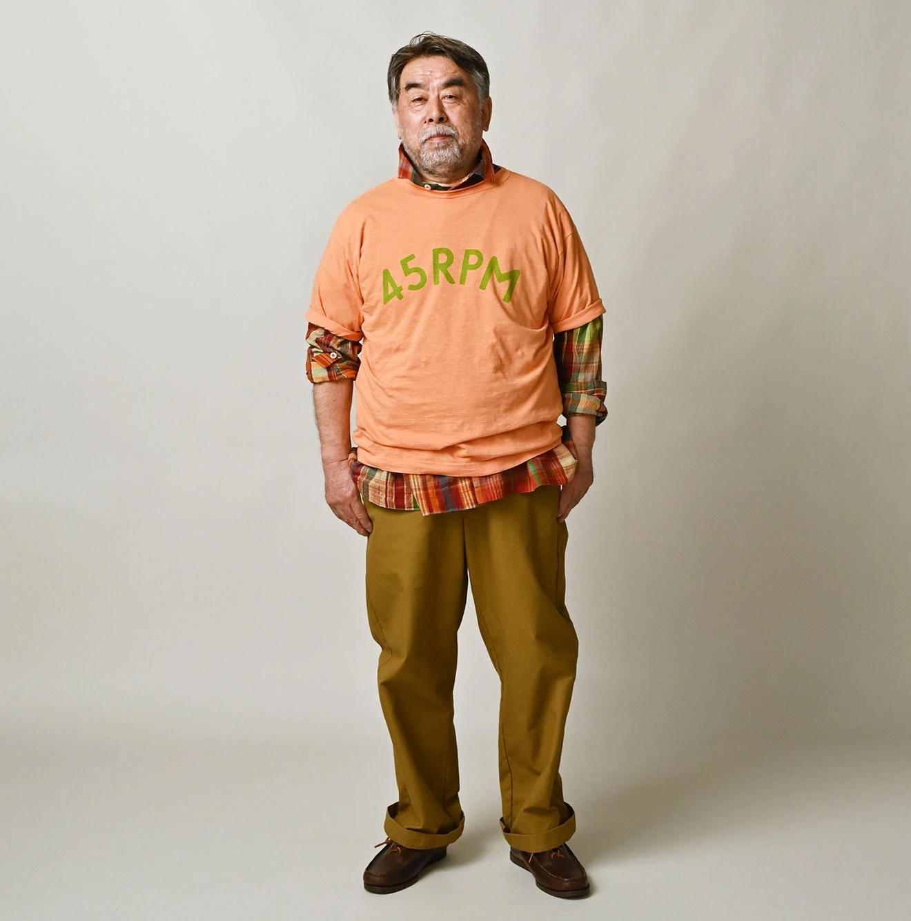 45R(フォーティファイブアール) |ビッグロゴプリントの908Tシャツ