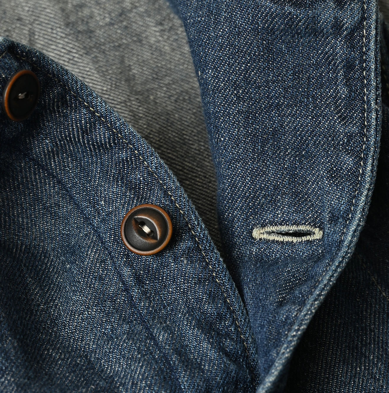 45R(フォーティファイブアール) |リネンデニムのオープンノースリーブ（重）