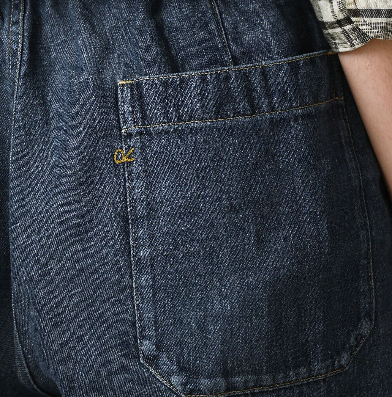 45R(フォーティファイブアール) |リネンデニムのイージーワークパンツ（重）