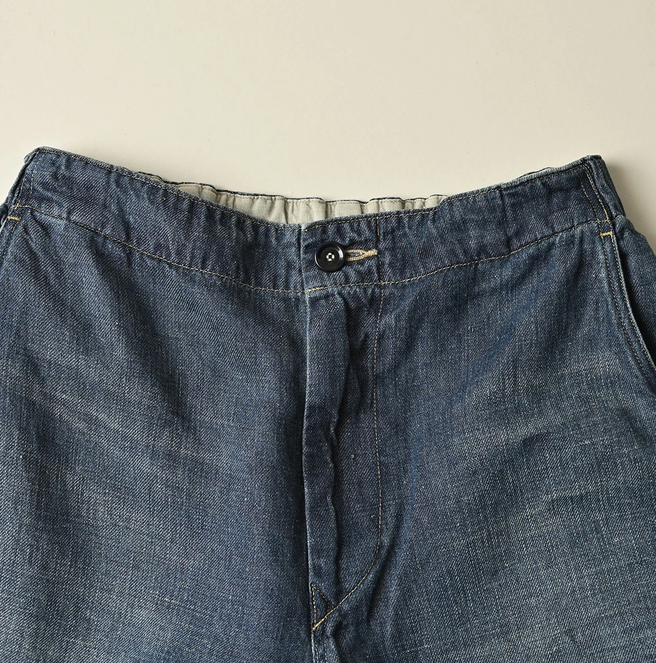 45R(フォーティファイブアール) |リネンデニムのイージーワークパンツ（重）