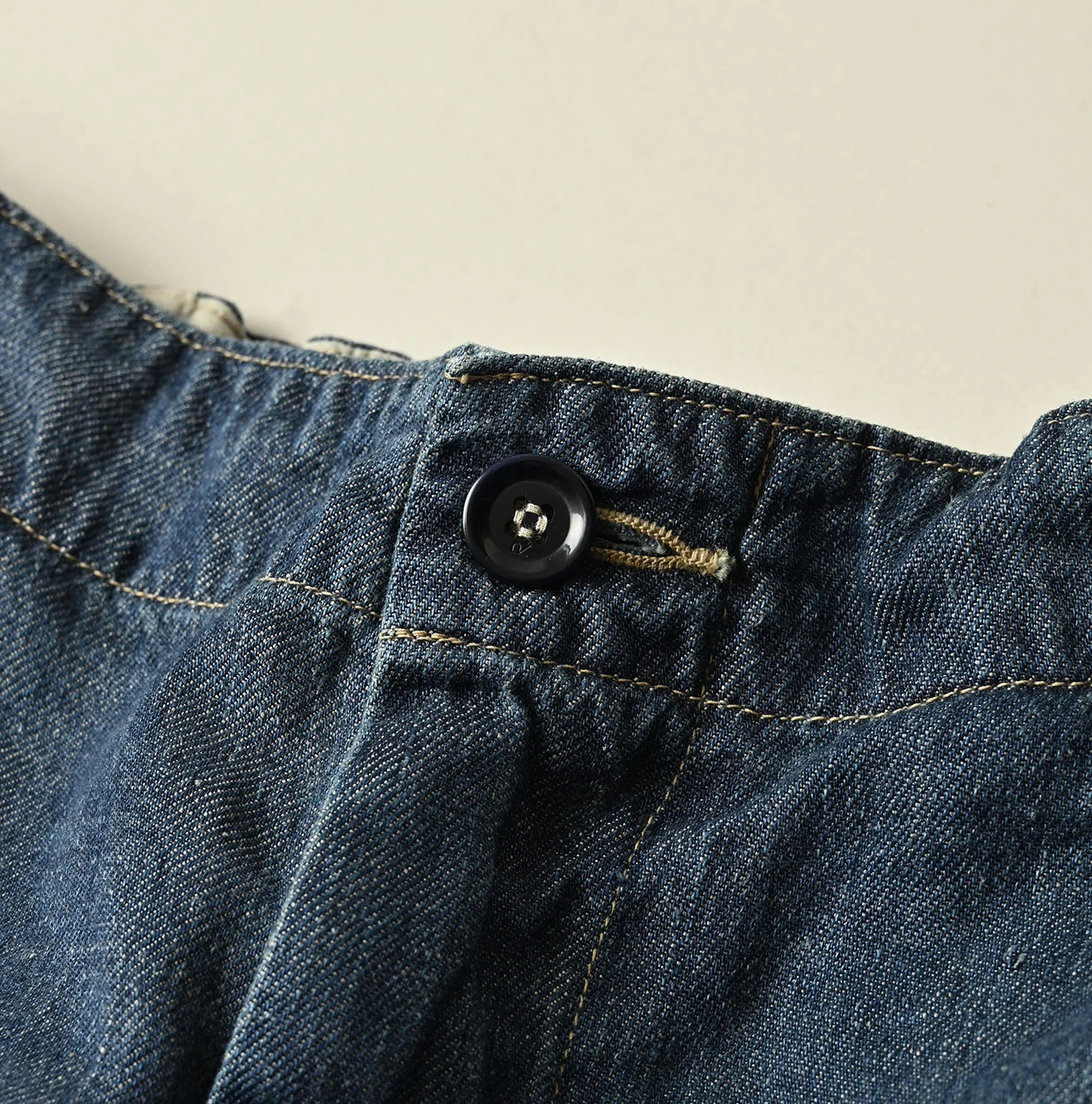 45R(フォーティファイブアール) |リネンデニムのイージーワークパンツ（重）