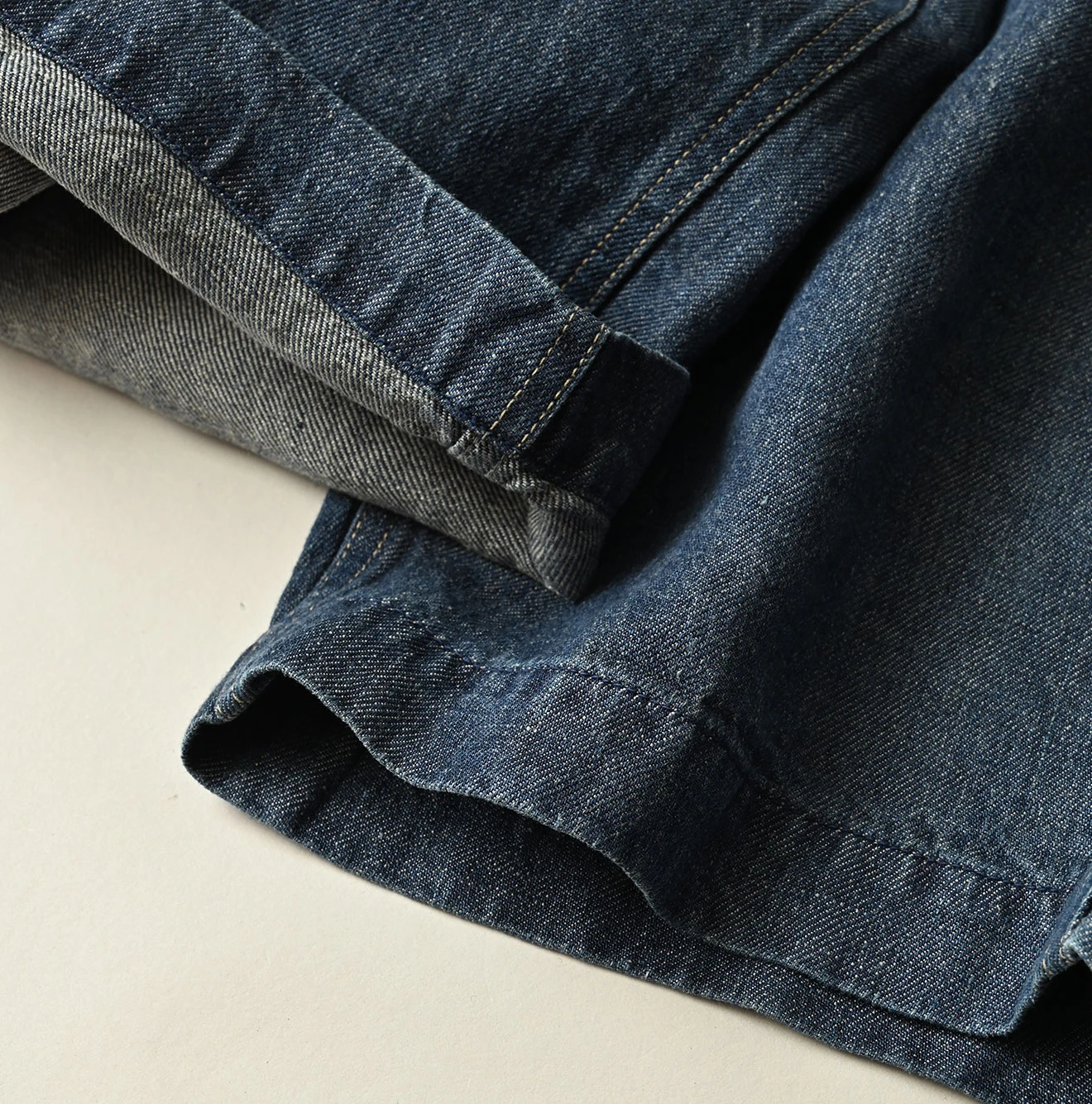 45R(フォーティファイブアール) |リネンデニムのイージーワークパンツ（重）