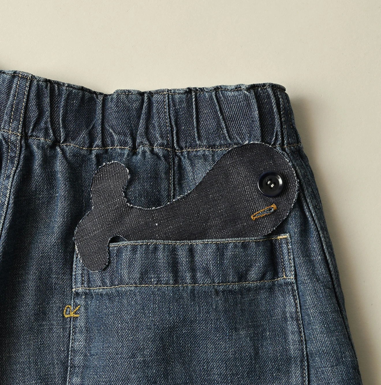 45R(フォーティファイブアール) |リネンデニムのイージーワークパンツ（重）