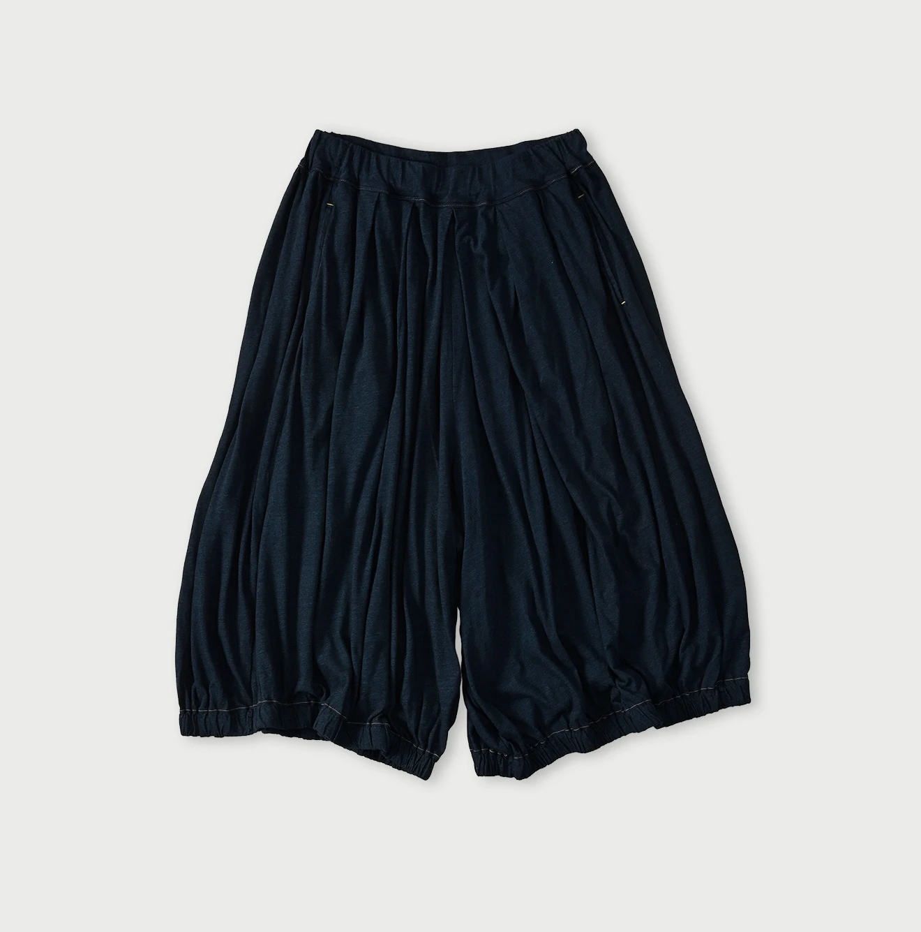 45R(フォーティファイブアール) |ガーゼ天竺のブルマパンツ（インディゴ）