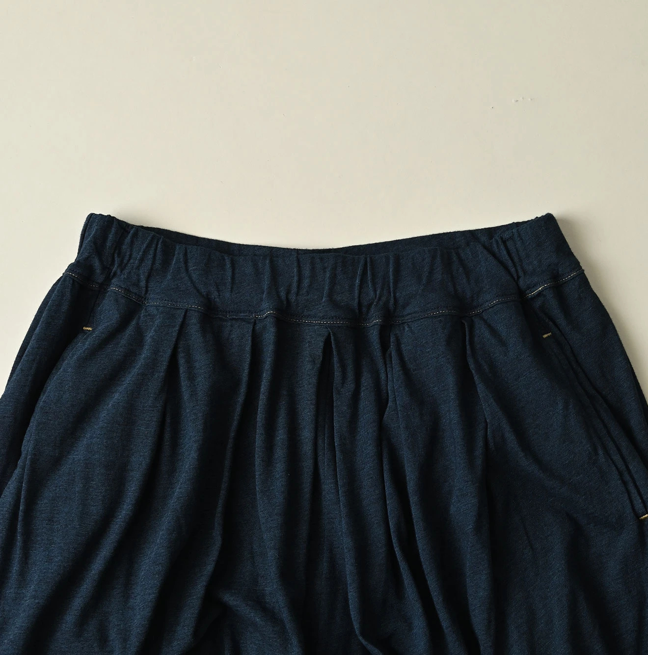 45R(フォーティファイブアール) |ガーゼ天竺のブルマパンツ（インディゴ）