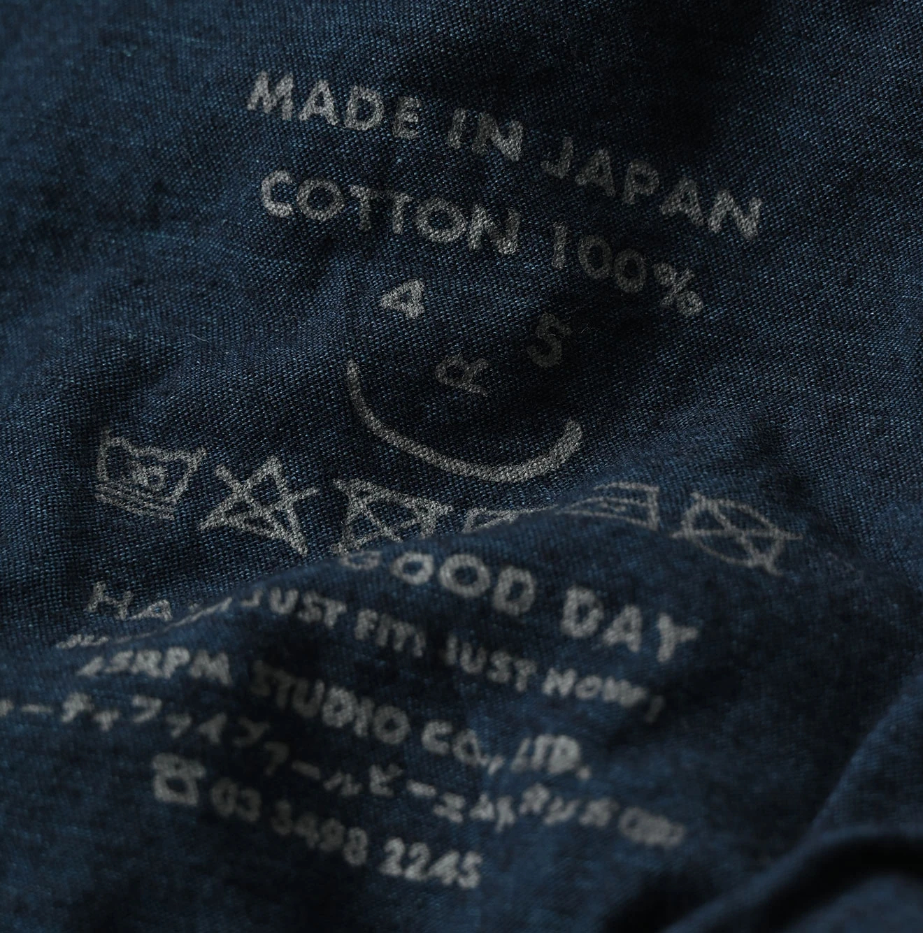 45R(フォーティファイブアール) |ガーゼ天竺のブルマパンツ（インディゴ）