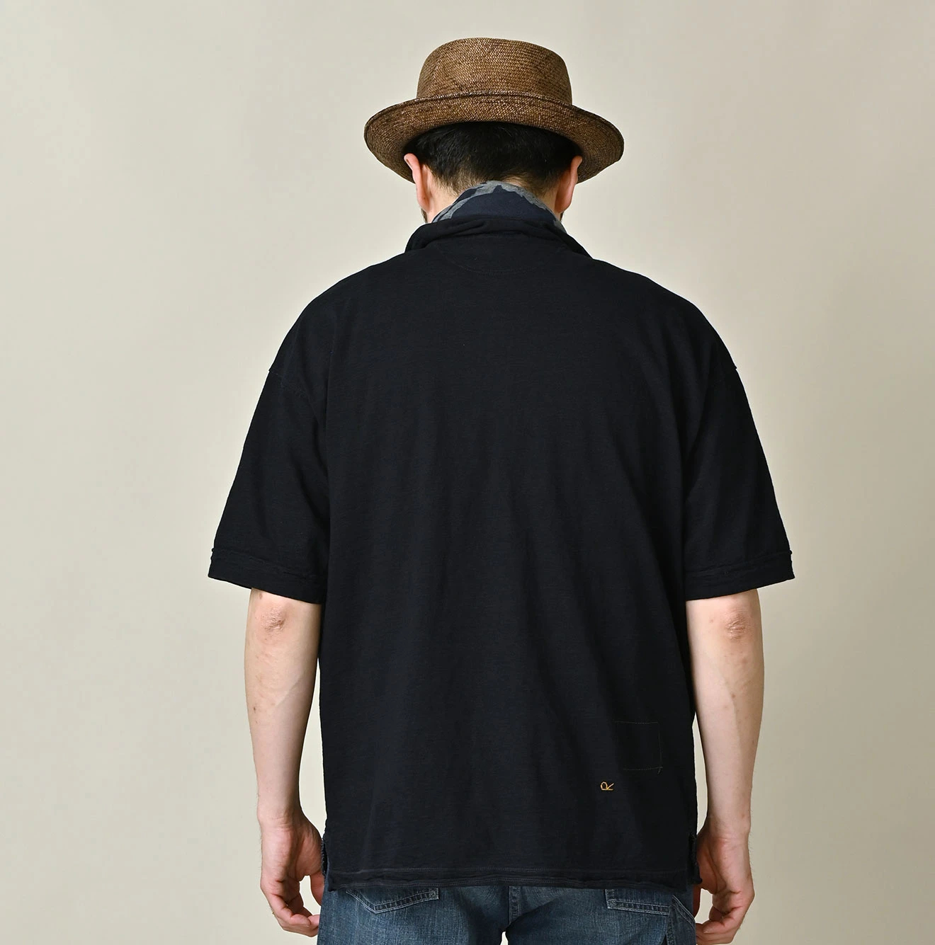 45R(フォーティファイブアール) |天竺の908ポロシャツ（インディゴ）