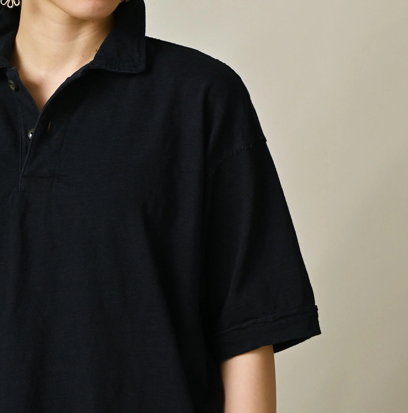 45R(フォーティファイブアール) |天竺の908ポロシャツ（インディゴ）