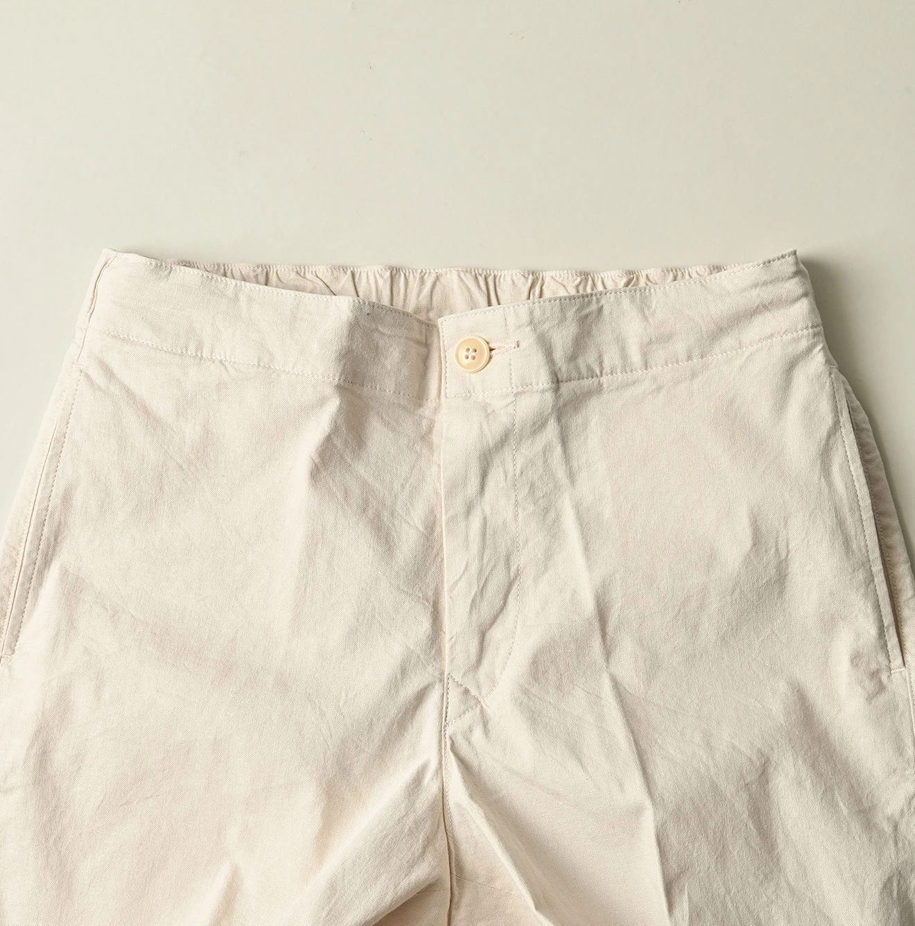 45R(フォーティファイブアール) |綿麻オックスストレッチのサブリナスラックス