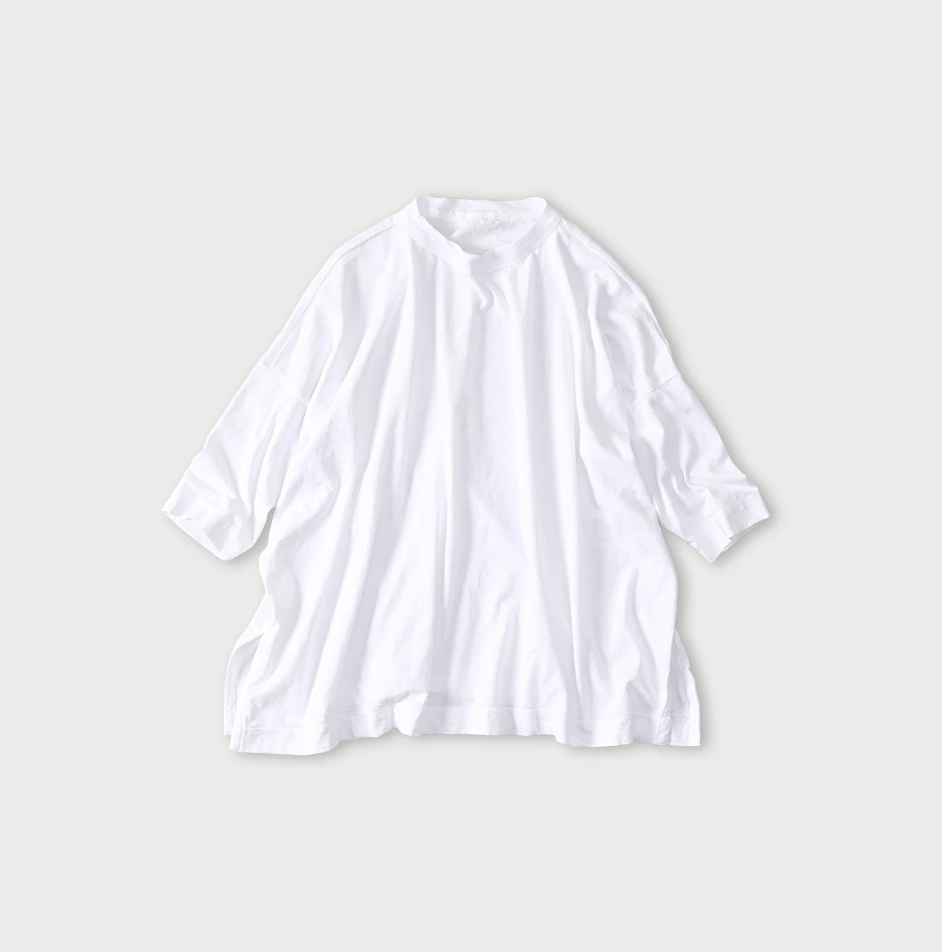 45R(フォーティファイブアール) |天竺のビッグスリットTシャツ