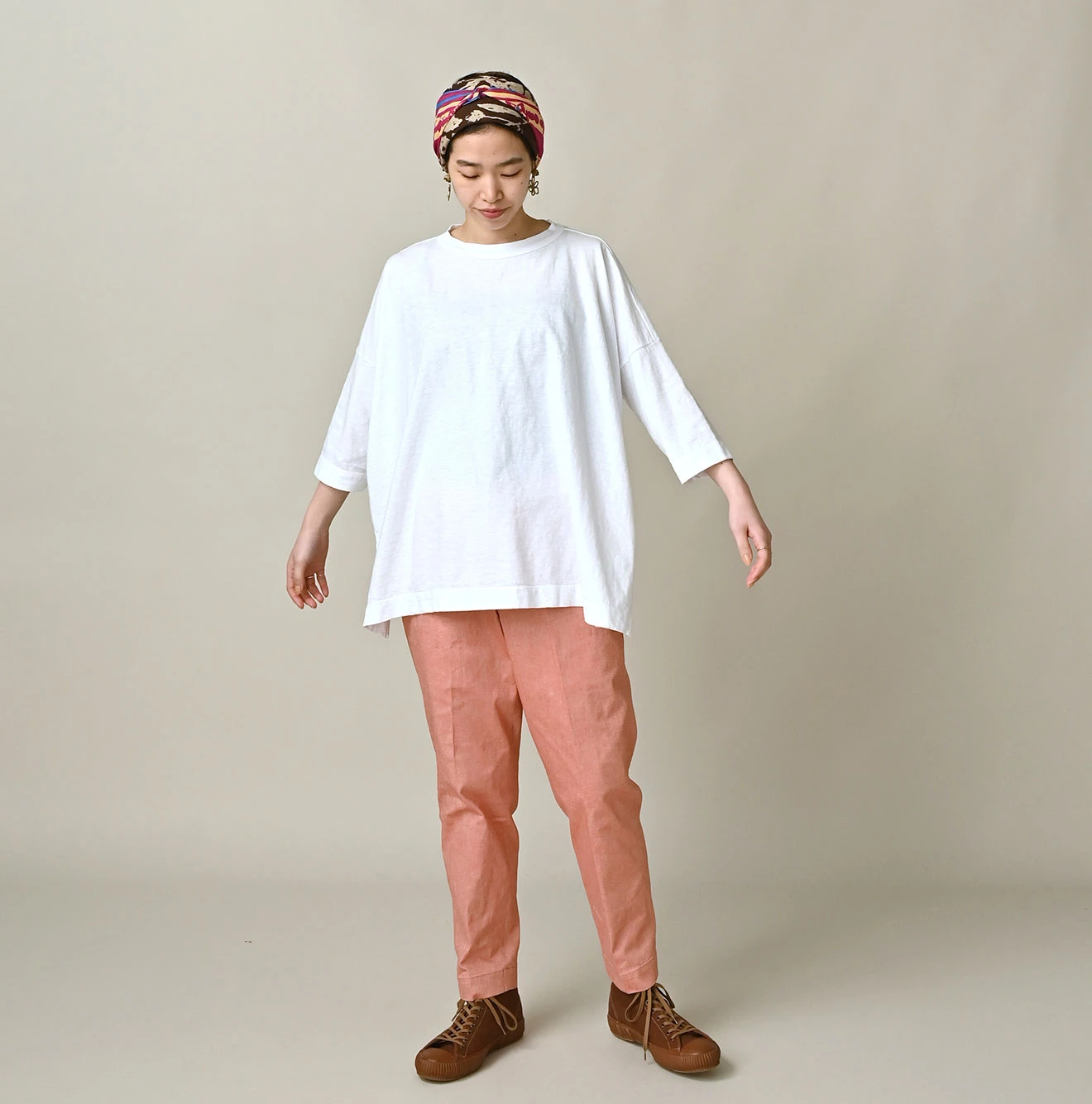 45R(フォーティファイブアール) |天竺のビッグスリットTシャツ