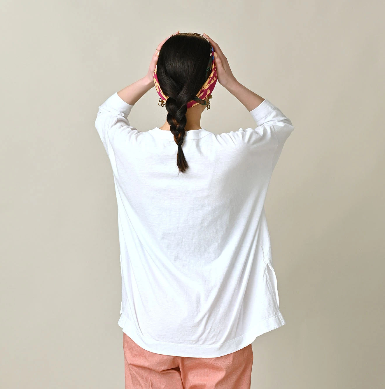 45R(フォーティファイブアール) |天竺のビッグスリットTシャツ