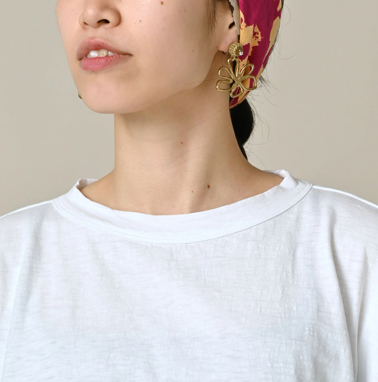 45R(フォーティファイブアール) |天竺のビッグスリットTシャツ