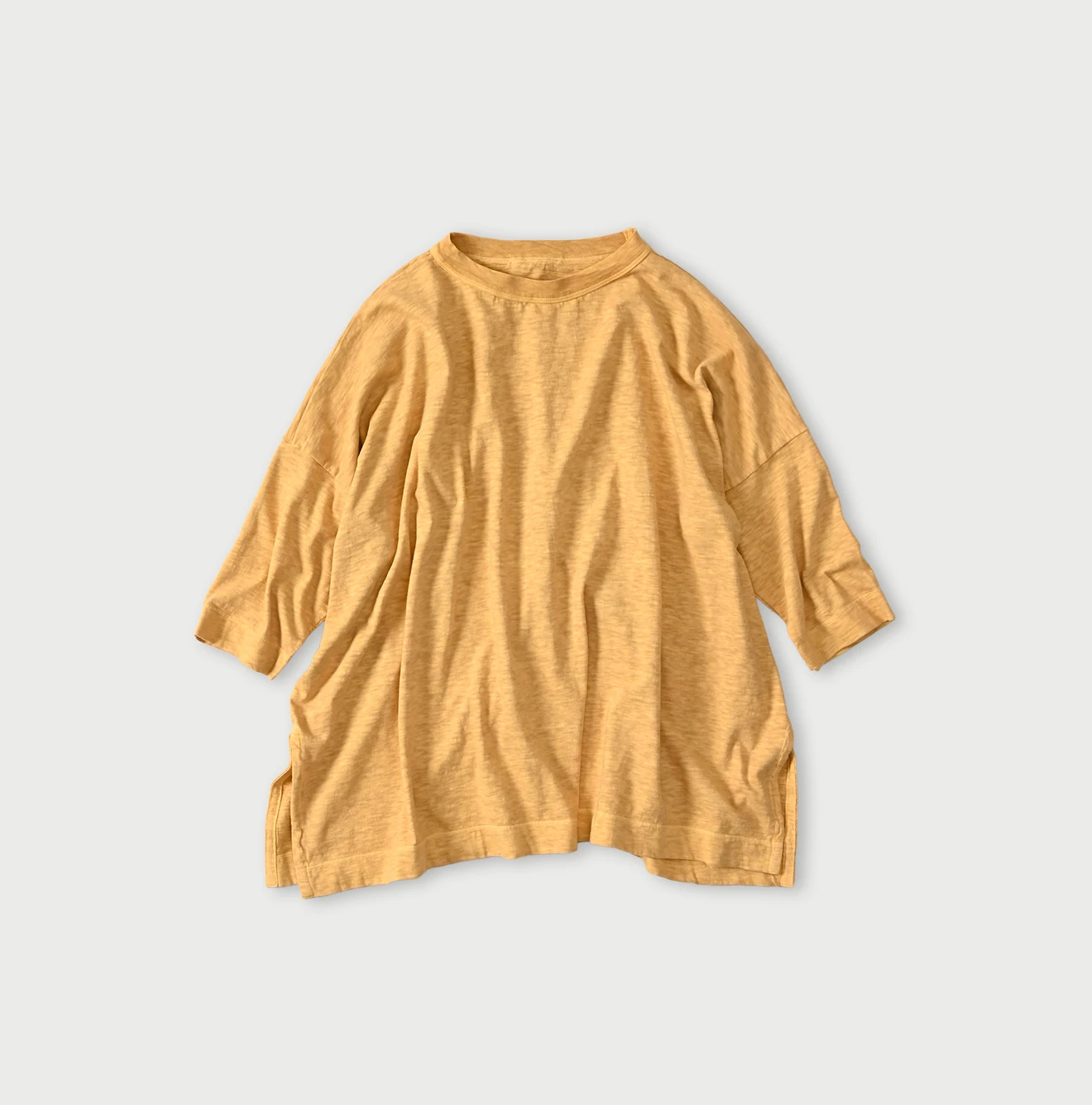 45R(フォーティファイブアール) |天竺のビッグスリットTシャツ（45草染）