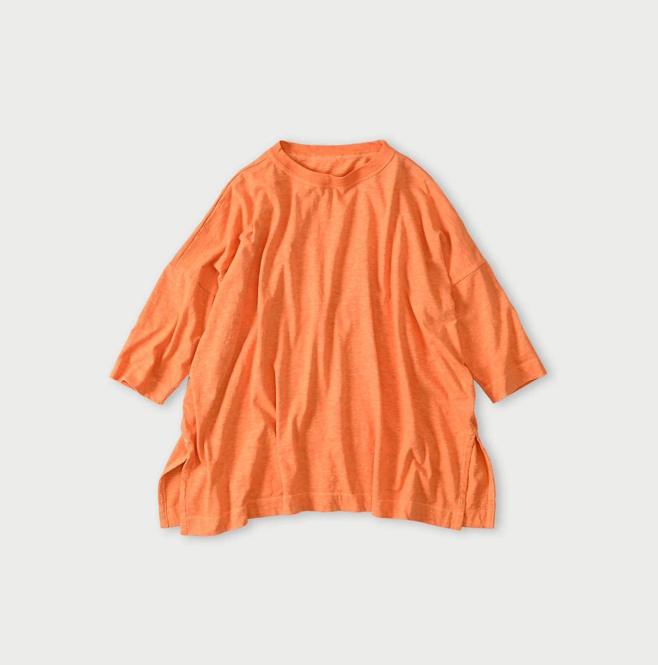 45R(フォーティファイブアール) |天竺のビッグスリットTシャツ（45草染）