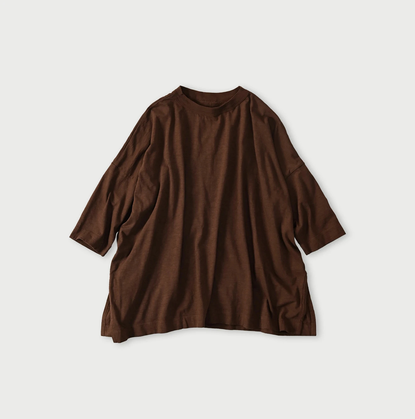 45R(フォーティファイブアール) |天竺のビッグスリットTシャツ（45草染）