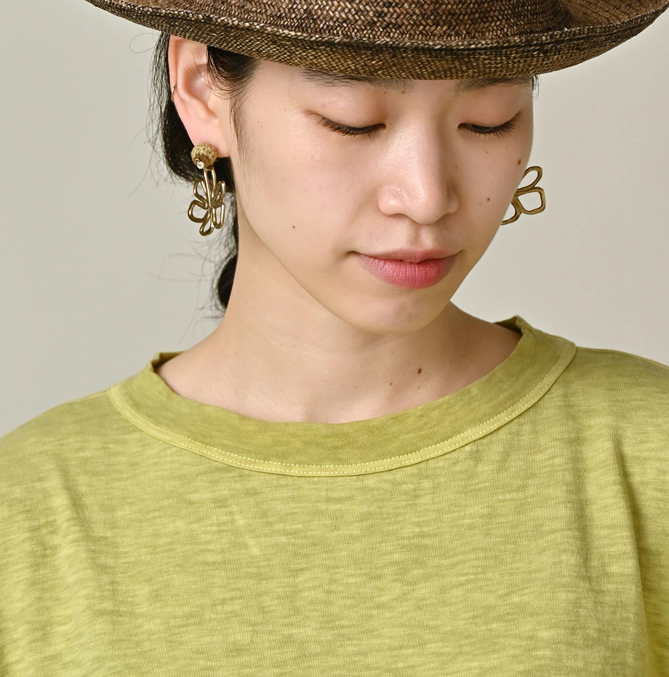 45R(フォーティファイブアール) |天竺のビッグスリットTシャツ（45草染）