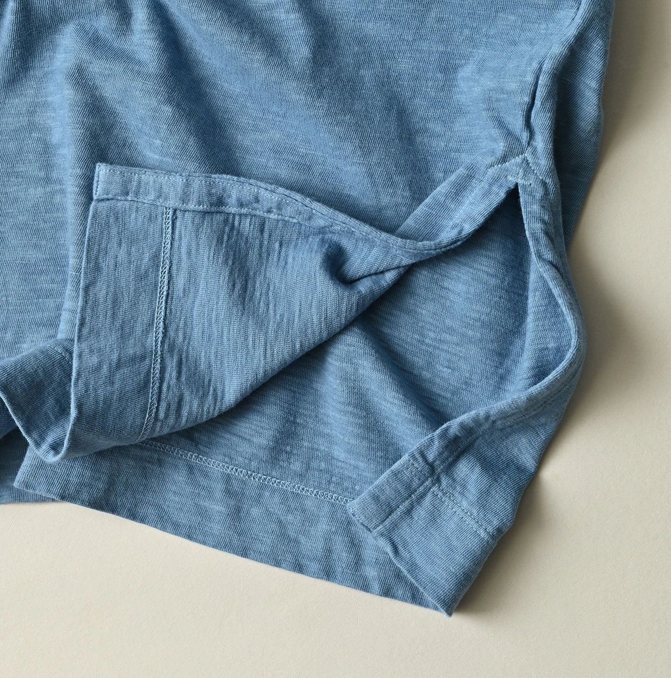 45R(フォーティファイブアール) |天竺のビッグスリットTシャツ（45草染）