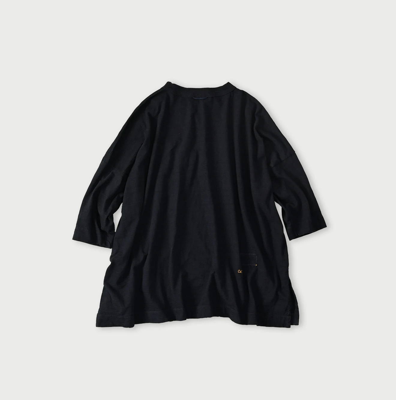 45R(フォーティファイブアール) |天竺のビッグスリットTシャツ（インディゴ）