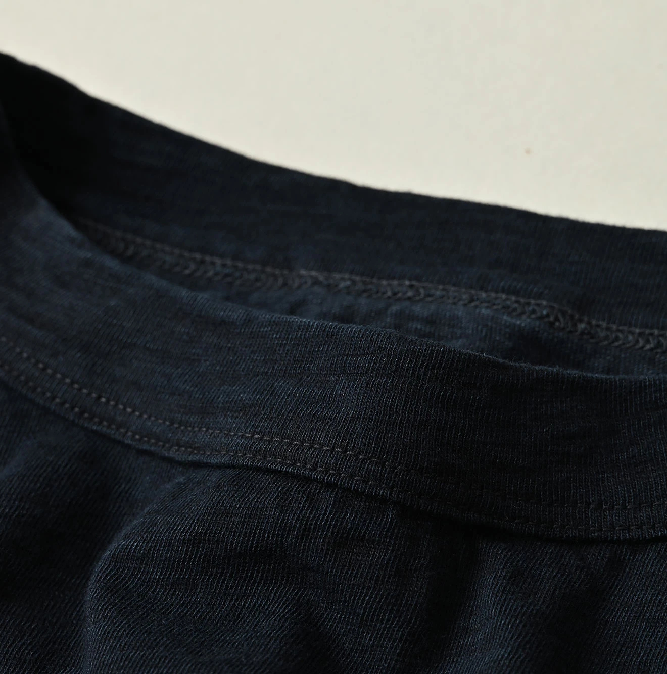 45R(フォーティファイブアール) |天竺のビッグスリットTシャツ（インディゴ）