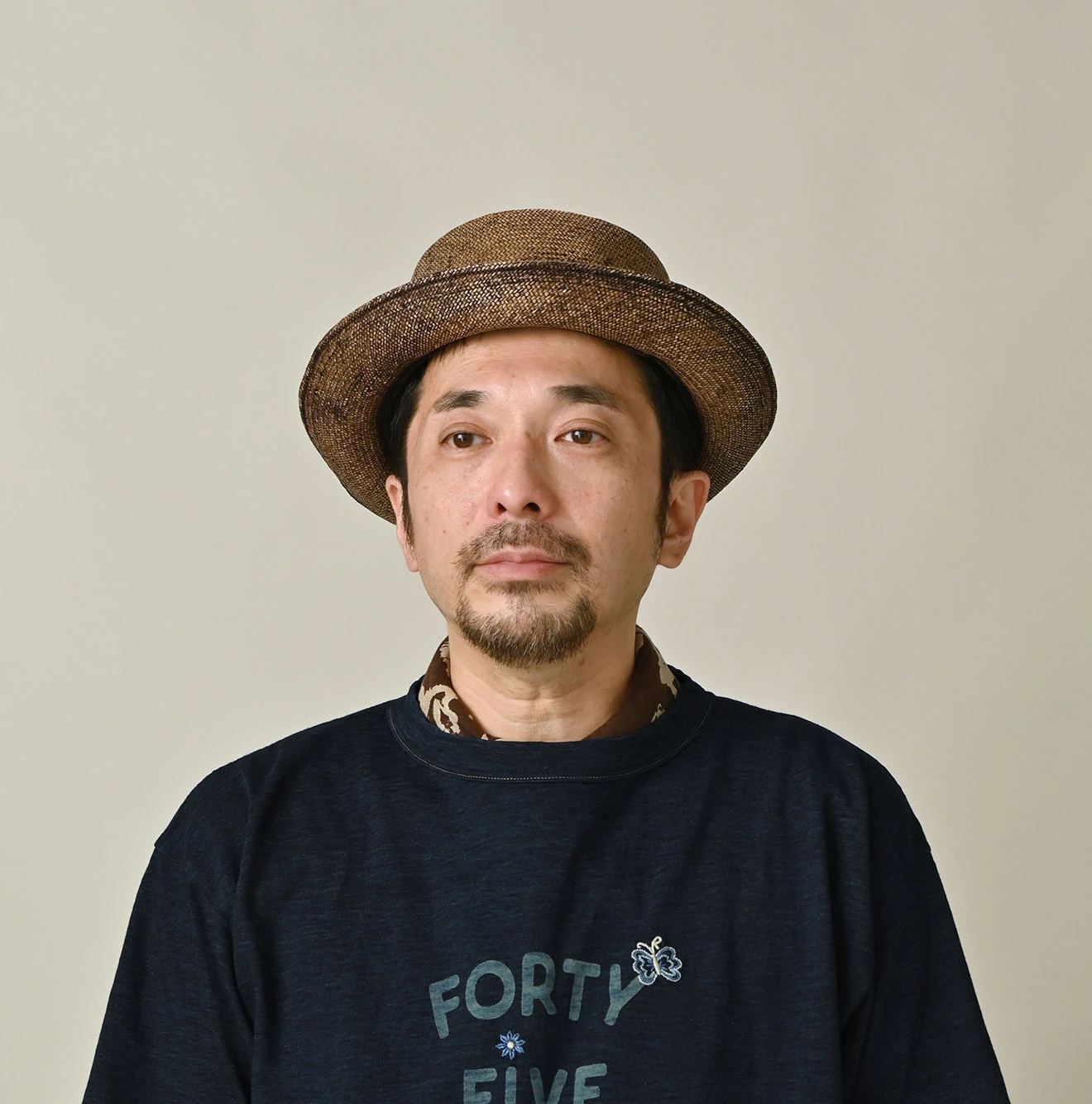 45R(フォーティファイブアール) |リネンフラックスのフラワーバンダナ