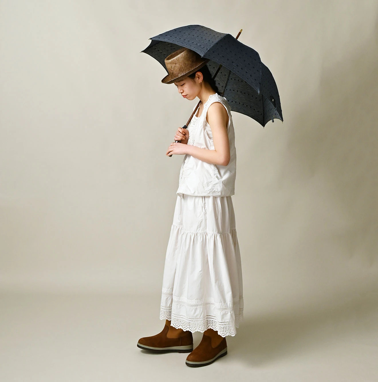 45R（フォーティファイブアール）| 綿麻デニムの日傘 Blouse | 公式