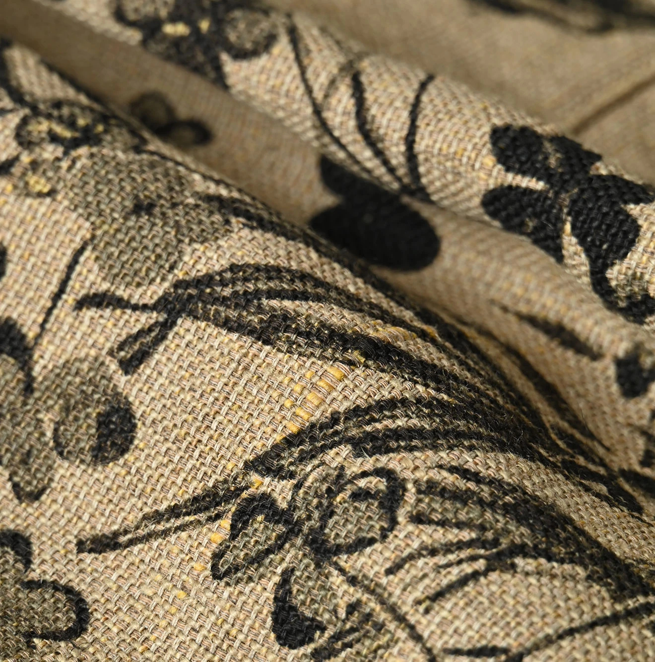 45R(フォーティファイブアール) |ギマゴザダックリンネルプリントのイージーエプロンスカート