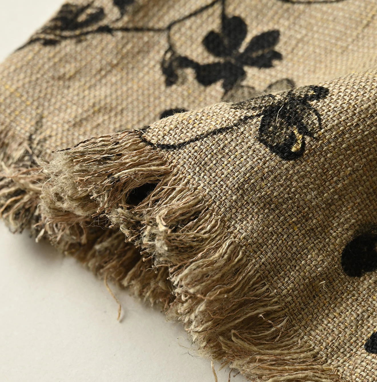 45R(フォーティファイブアール) |ギマゴザダックリンネルプリントのイージーエプロンスカート