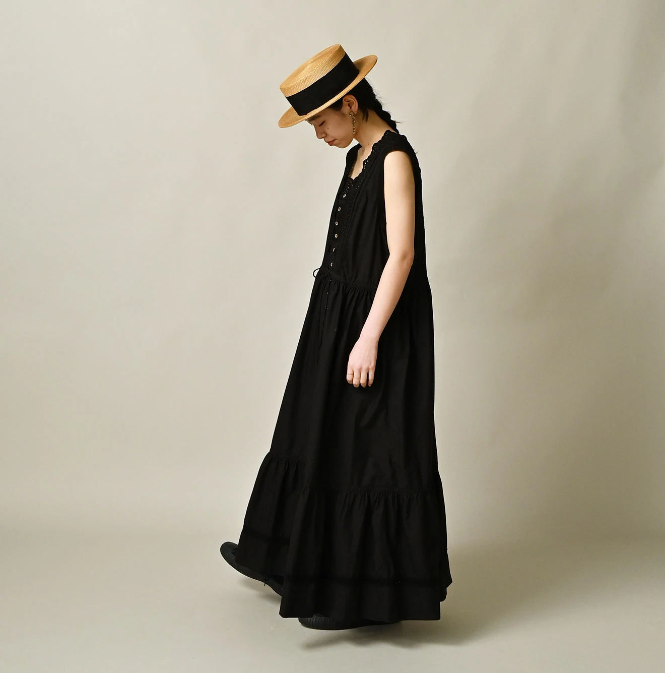 45R(フォーティファイブアール) |バチストカットワークのドレス