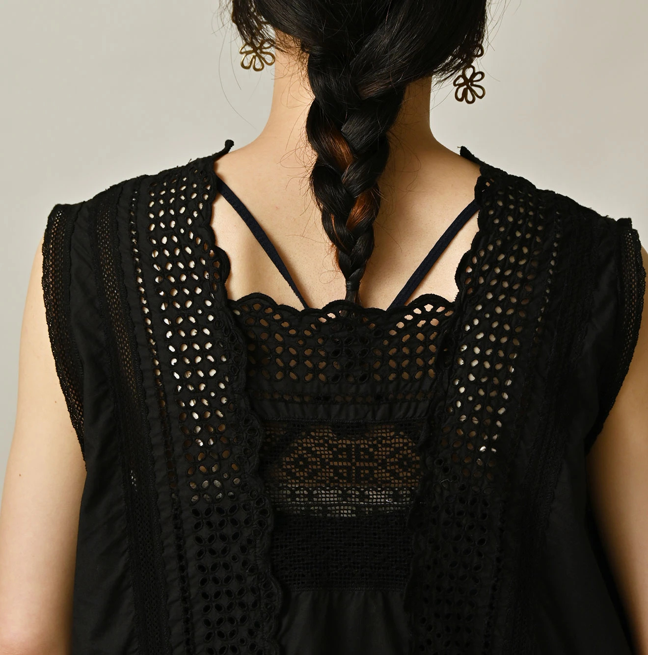 45R(フォーティファイブアール) |バチストカットワークのドレス