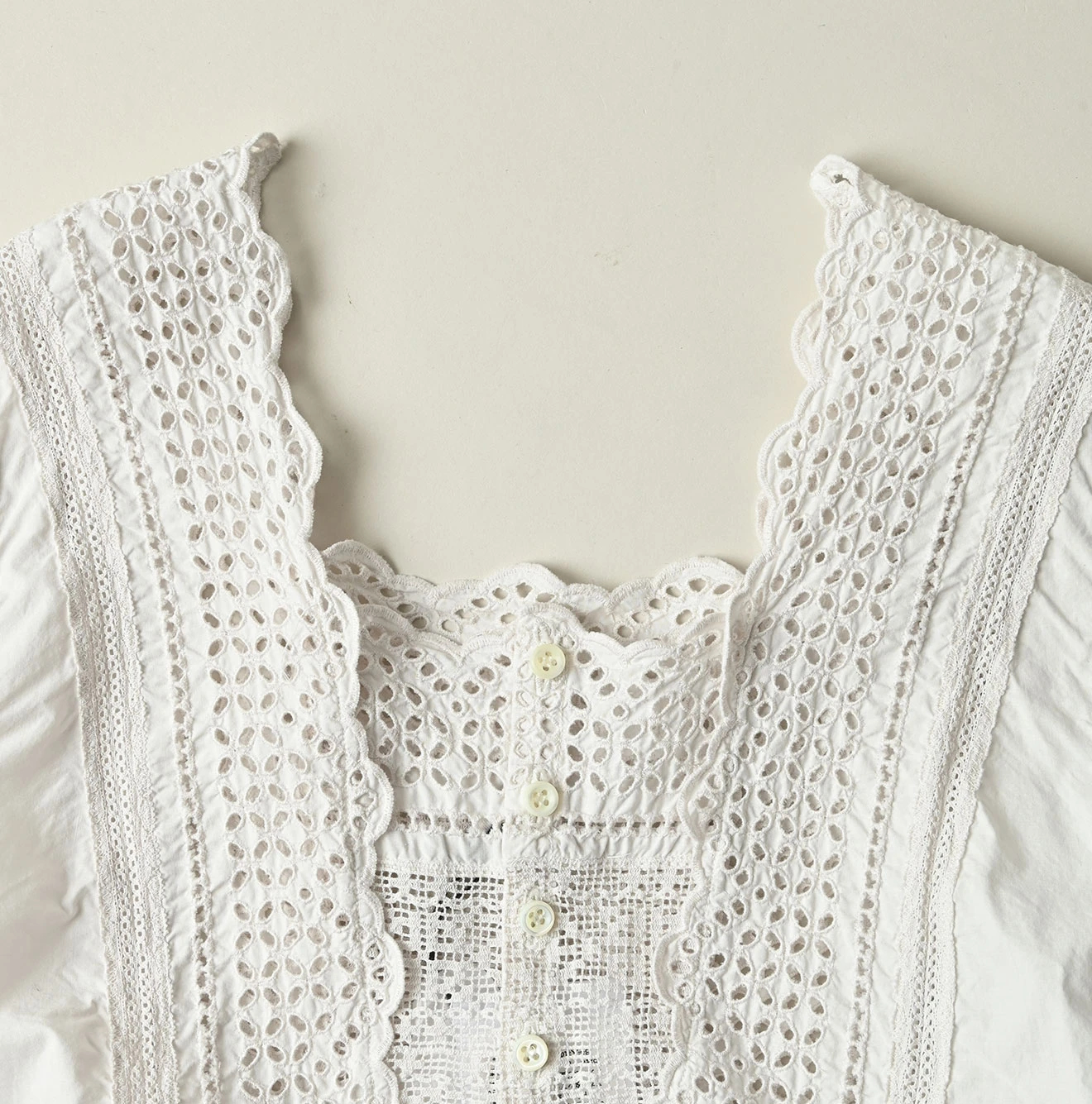 45R(フォーティファイブアール) |バチストカットワークのドレス