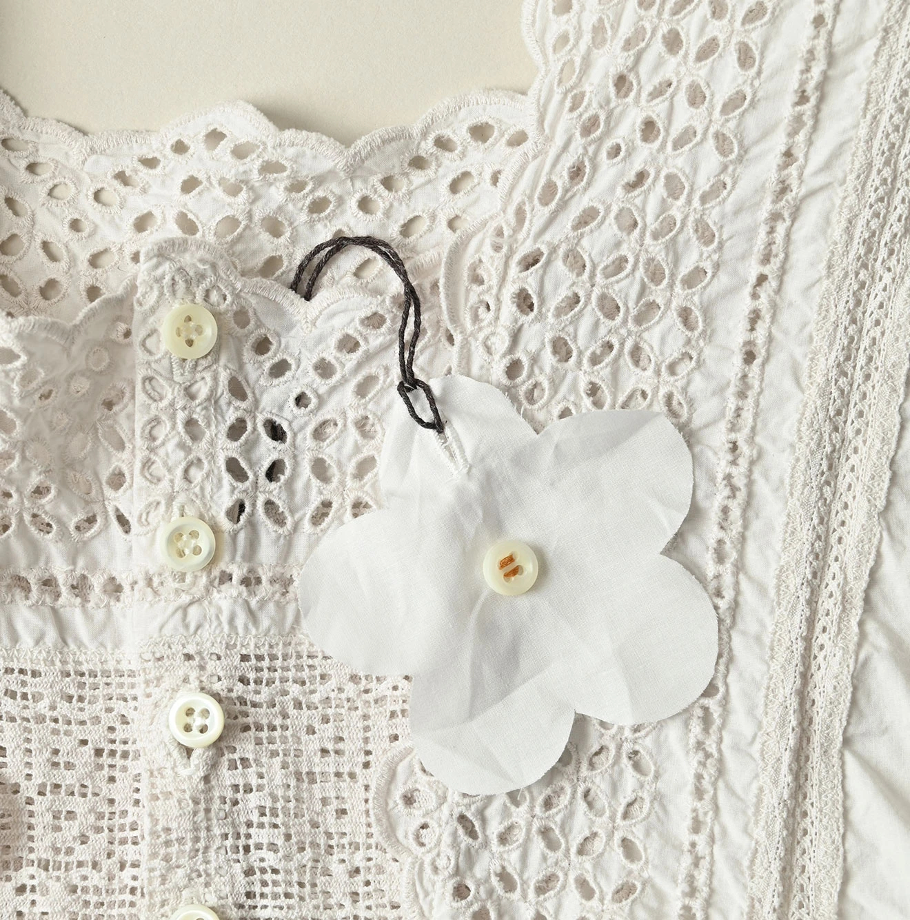 45R(フォーティファイブアール) |バチストカットワークのドレス