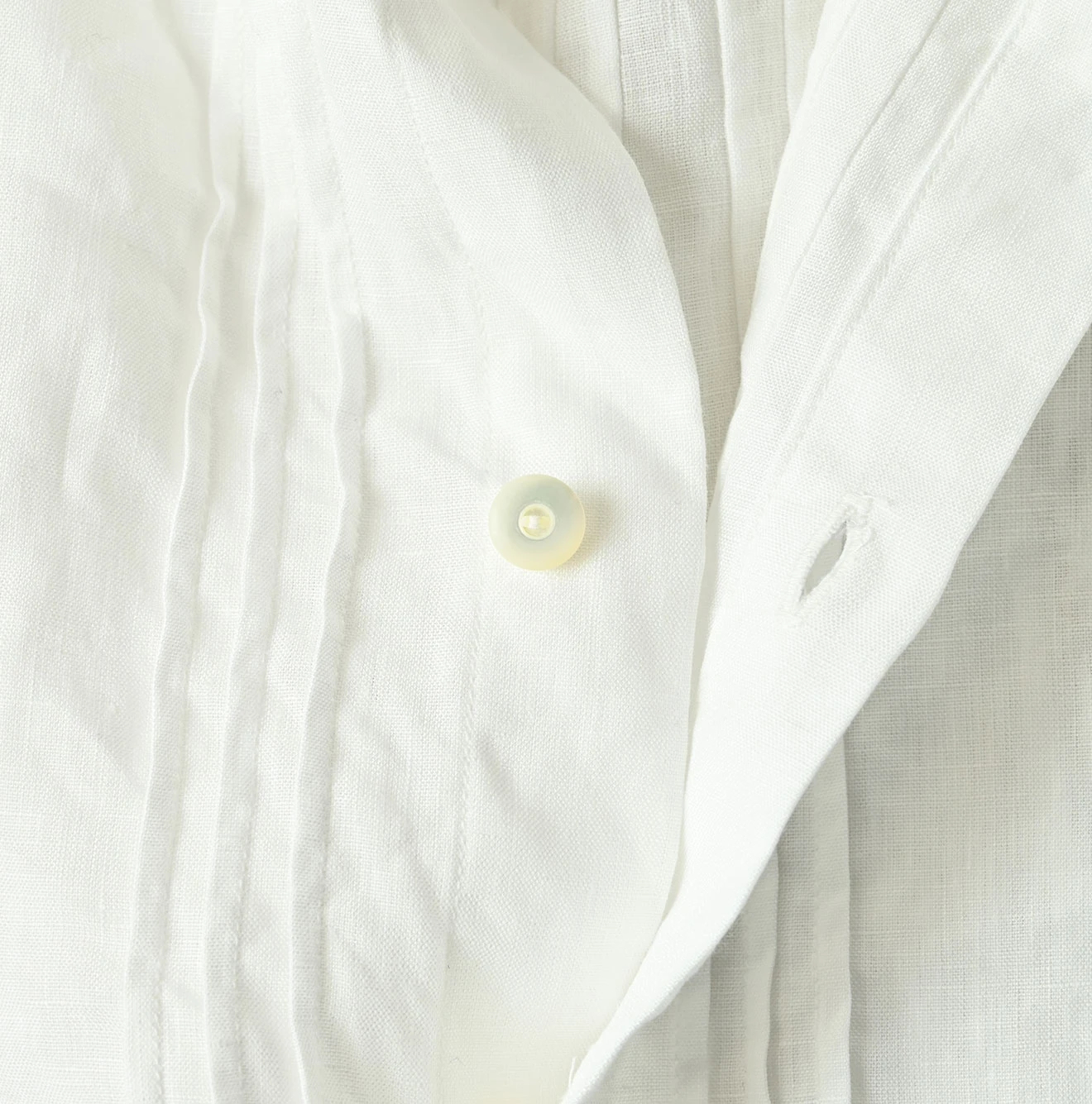 45R(フォーティファイブアール) |リネンのピンタックレースブラウス