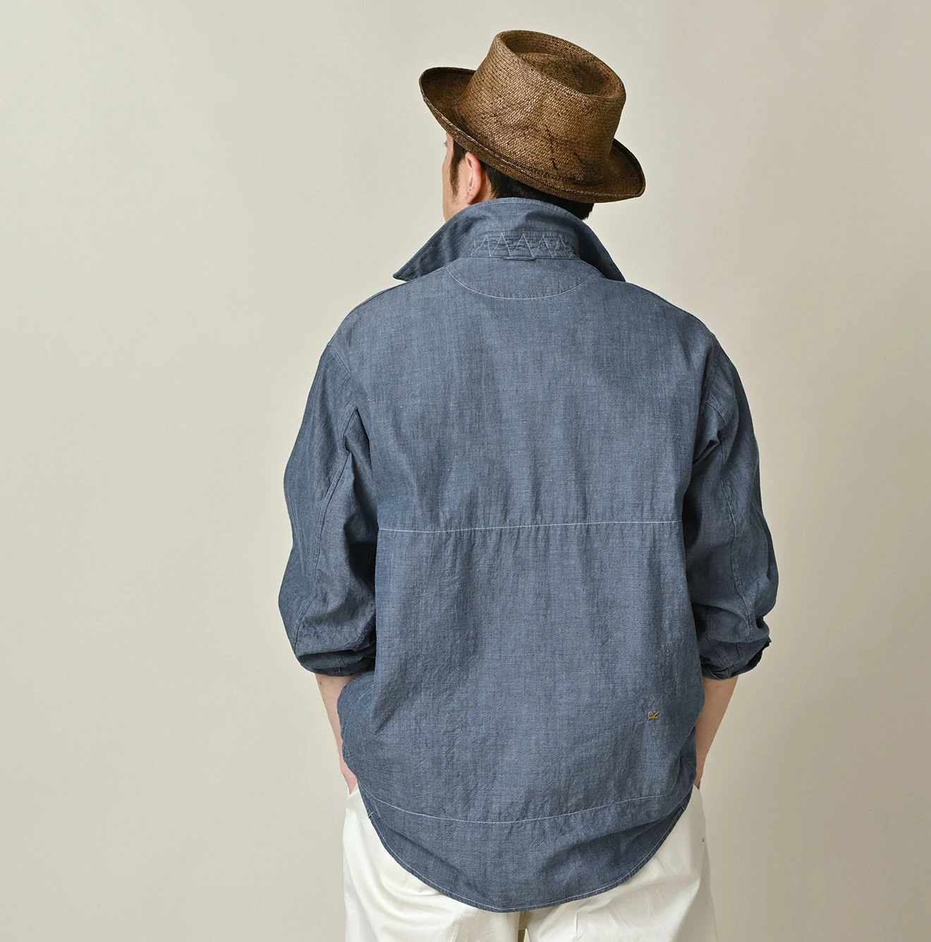 45R(フォーティファイブアール) |カディオックスの908クルーズシャツ（インディゴ）