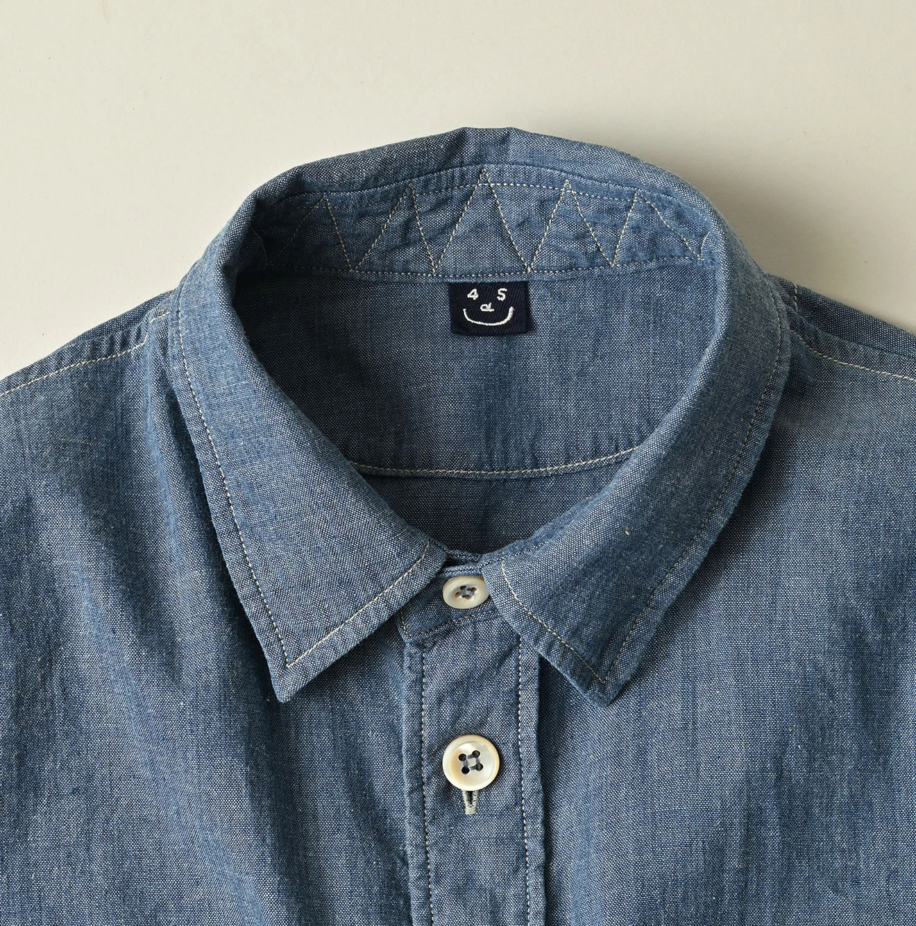 45R(フォーティファイブアール) |カディオックスの908クルーズシャツ（インディゴ）